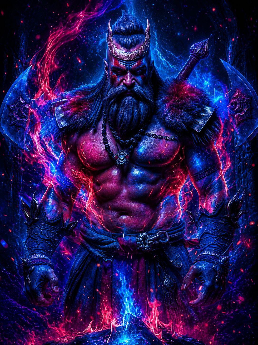 Barbarian class portrait